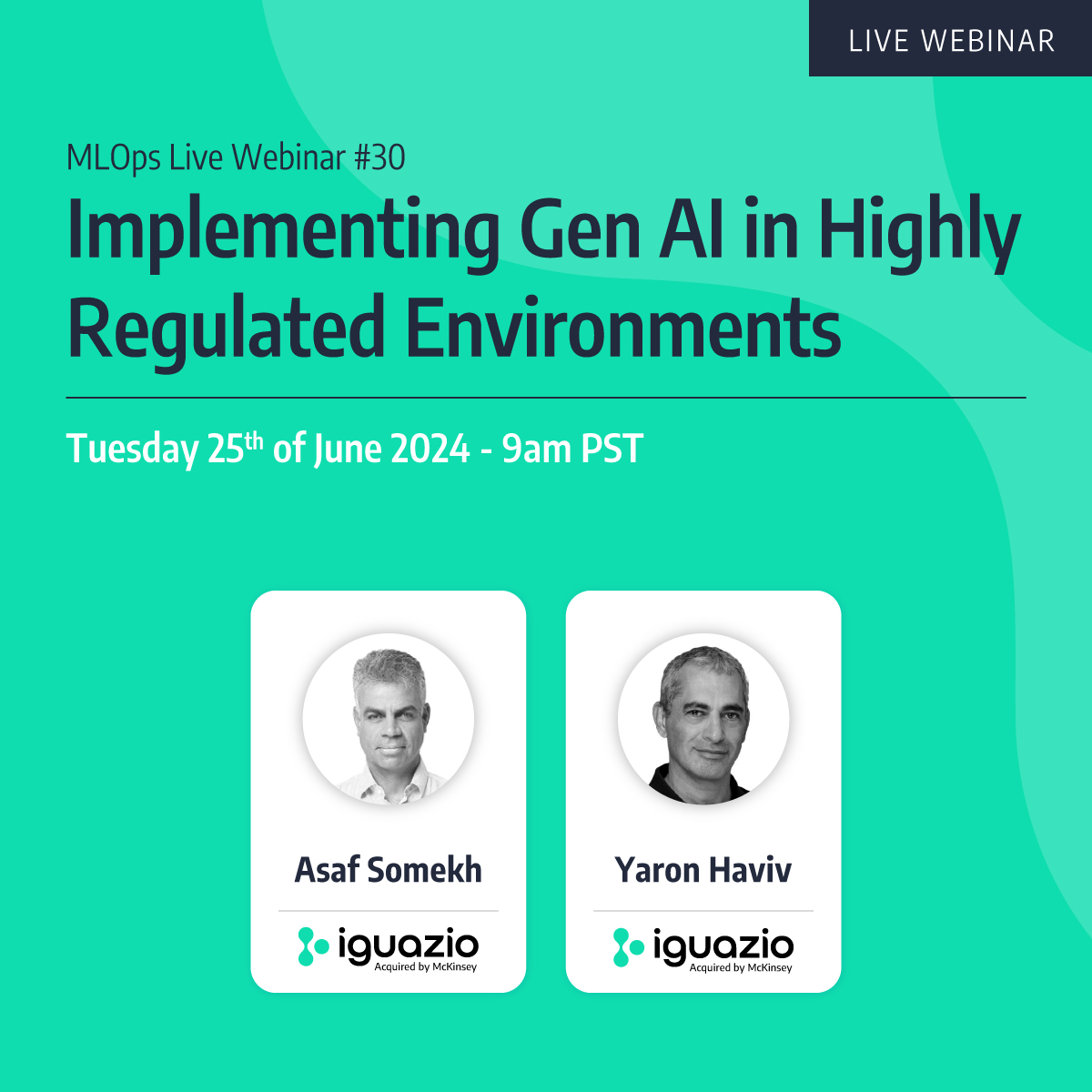 MLOPs Live #30 - Implementing Gen AI in Highly Regulated Environments